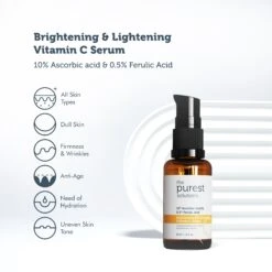 Brightening & Lightening Vitamin C Serum 10% Ascorbic Acid & Ferulic Acid 0,5% -Personal Care Product Store 3 8 94031f80 94ea 42a7 949c 885634071d2c