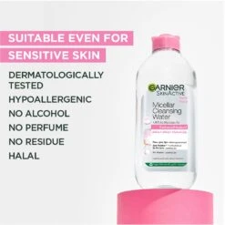 Garnier Micellar Water Facial Cleanser And Makeup Remover Pink For Sensitive Skin -Personal Care Product Store 4 Classic Micellar PDPs 2024
