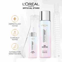 L’Oréal Paris 5% Glycolic Acid Peeling Toner For Instant Glowing Skin -Personal Care Product Store 6941594521165 Glycolic Bright Toner 5