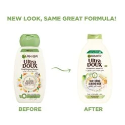 Garnier Ultra Doux Almond Milk And Agave Nectar Shampoo -Personal Care Product Store NEW ALMOND MILK SHAMPOO BEFORE AFTER