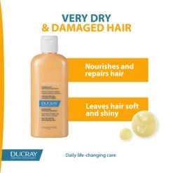 Ducray Nutricerat Intense-Nutrition Shampoo 200ML -Personal Care Product Store NUTRICERATSHAMPOO3