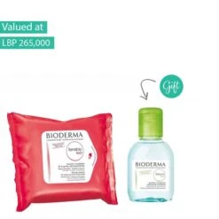 Bioderma Sensibio H2O Wipes X25 +. Sebium Micellar Water 100ml