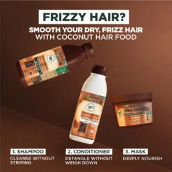 Garnier Ultra Doux Coconut Hair Food 3in1 Mask For Frizzy Hair, Boosted With Vitamins C, E & F -Personal Care Product Store coco cond7 762e381a 6fa3 4914 88cc 023c24ab1b85