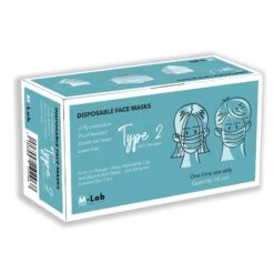 M-lab Face Mask 3 Ply Type 2