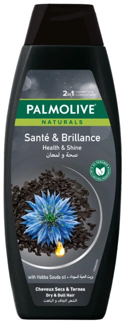 Palmolive® Palmolive Shampoo Health & Shine For Dry & Dull Hair With Habba Sauda Oil 380ml