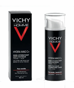 Vichy Homme Hydra Mag C + Anti-Fatigue Moisturizer For Face And Eyes 50ML