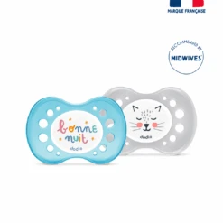 Soothers +18 Months Duo Mixte Night Animals A2 -Personal Care Product Store 33 017 10900 18M A2 MIXTE DUO DODO LES ANIMAUX 1