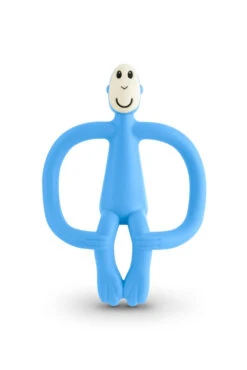 Matchstick Monkey Original Teething Toy 28 Matchstick Monkey Original Teething Toy -Personal Care Product Store Matchstick Monkey Front LightBlue