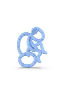 Matchstick Monkey Mini Monkey Teether 36 Matchstick Monkey Mini Monkey Teether -Personal Care Product Store Mini Back LightBlue