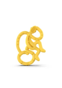 Matchstick Monkey Mini Monkey Teether 35 Matchstick Monkey Mini Monkey Teether -Personal Care Product Store Mini Back Yellow