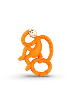Matchstick Monkey Mini Monkey Teether 26 Matchstick Monkey Mini Monkey Teether -Personal Care Product Store Mini Front Orange