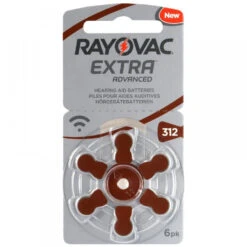 Rayovac® Rayovac Extra Advanced - Hearing Aid Batteries - Box Of 6 Blisters, 36 Batteries - Size 312
