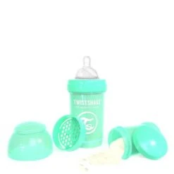 Twistshake Anti-Colic (3 Sizes, 8 Colors) -Personal Care Product Store Twistshake Anti Colic 180ml Pastel Green 400x400 1