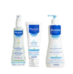 Mustela 15% OFF Gentle 2 In 1 Cleansing Gel 500ML + Skin & Hair Freshener 200ML + Hydra Bébé® Facial Cream 40ML